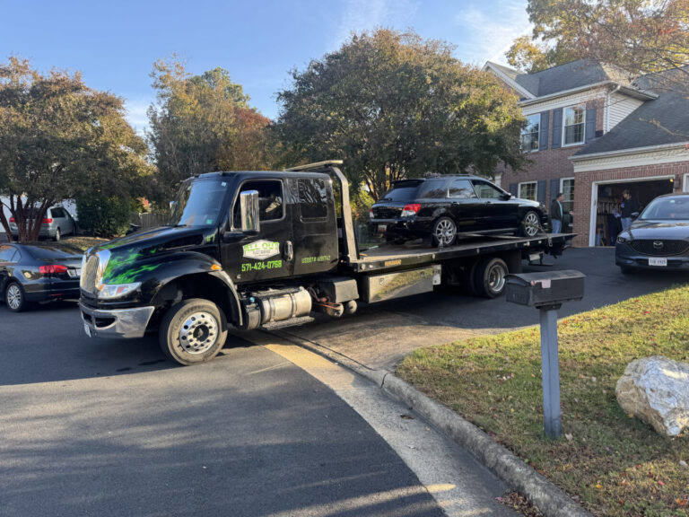 Preparing Your Car for Towing after a Roadside Breakdown in Northern Virginia all out fleet service